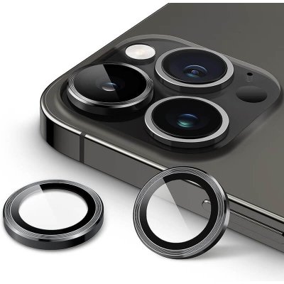 SES Metalické ochranné sklo na čočku fotoaparátu a kamery pro Apple iPhone 14 Pro 15880