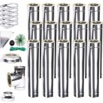 Solid izolovaný komín Slim Plus 1,0 180mm 15m – Zboží Dáma