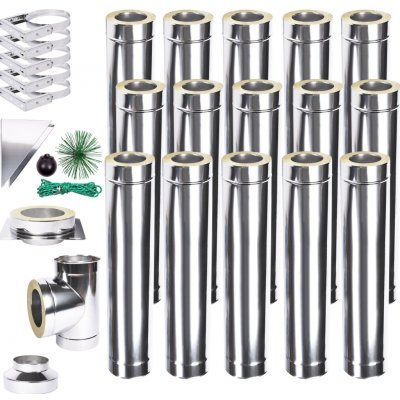 Solid izolovaný komín Slim Plus 1,0 180mm 15m – Zboží Dáma