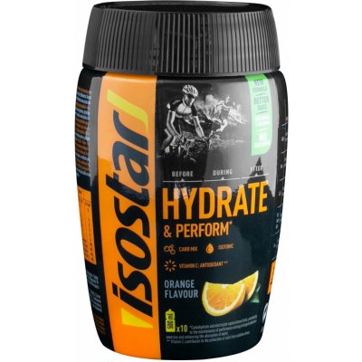 ISOSTAR prášek Hydrate and Perform pomeranč 400 g – Sleviste.cz
