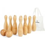 Bigjigs Toys Dřevěné kuželky – Zboží Dáma