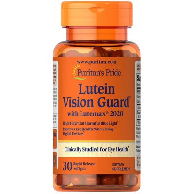 Puritan's Pride Lutein oční vitamín podpora zraku s karotenoidy 30 kapslí – Hledejceny.cz