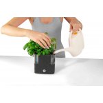 Plastkon Samozavlažovací květináč Cobble 14x14x14 cm antracitový – Zboží Dáma