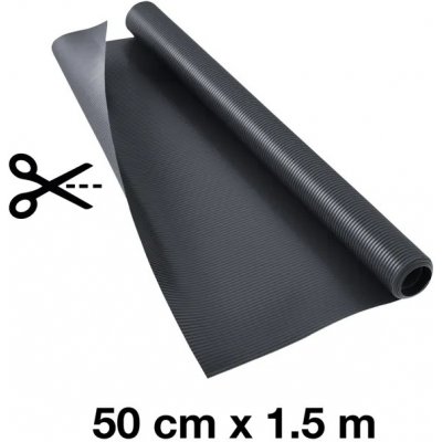 Goodhome Protiskluzová ochranná podložka do šuplíku, černá - 150 x 50 cm – Zboží Dáma