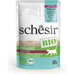 Schesir Cat Bio Kitten kuřecí 85 g