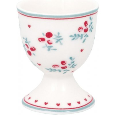 Green Gate porcelán stojánek na vajíčko belia white multi – Zboží Dáma