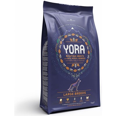 YORA Dog Adult z hmyzu Large Breed 12 kg – Zboží Mobilmania