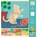 Djeco Šablony Roztomilá zvířátka – Zboží Dáma