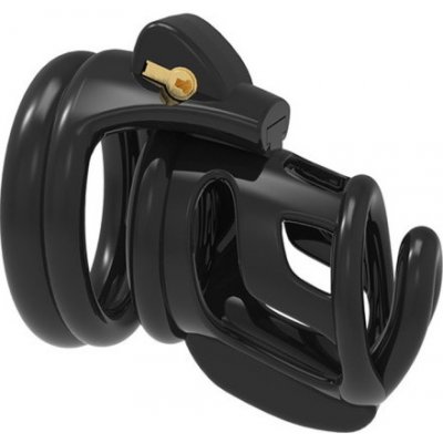 VšeNaSex.cz Pás cudnosti pro muže Short Black Chastity Birdlocker – Zboží Mobilmania