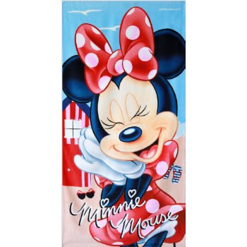 SETINO Osuška plážová minnie mouse dětská 70x140cm MIN-H-TOWEL-40