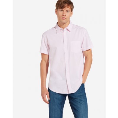Wrangler Pánská košile W58604MY2 Regular Fit Cameo Pink
