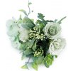 Květina Prima-obchod Umělé kytice růže, hortenzie, barva 3 zelená sv.