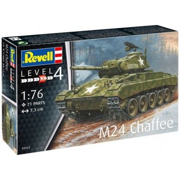 Revell Plastikový model tanku 03323 M24 Chaffee 1:76