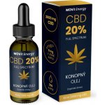 MOVit CBD 20% Full Spectrum konopný olej 10 ml – Hledejceny.cz
