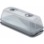 Nohel Garden Miniskleník RESPANA TABLE 3v1 s ventilací šedý 52x20x19cm – Hledejceny.cz