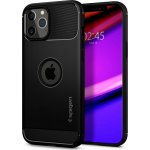 Spigen Ochranný kryt pro iPhone 12 / 12 Pro - Spigen, Rugged Armor Black – Zboží Mobilmania