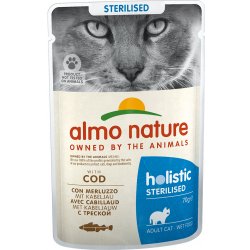 Almo Nature Sterilised treska 24 x 70 g