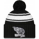 New Era Pánská zimní čepice Tennessee Titans NFL Official 2022 Sideline Sport Knit Black & White – Hledejceny.cz