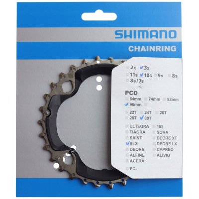 Převodník klik Shimano SLX M672 černý – Zboží Dáma