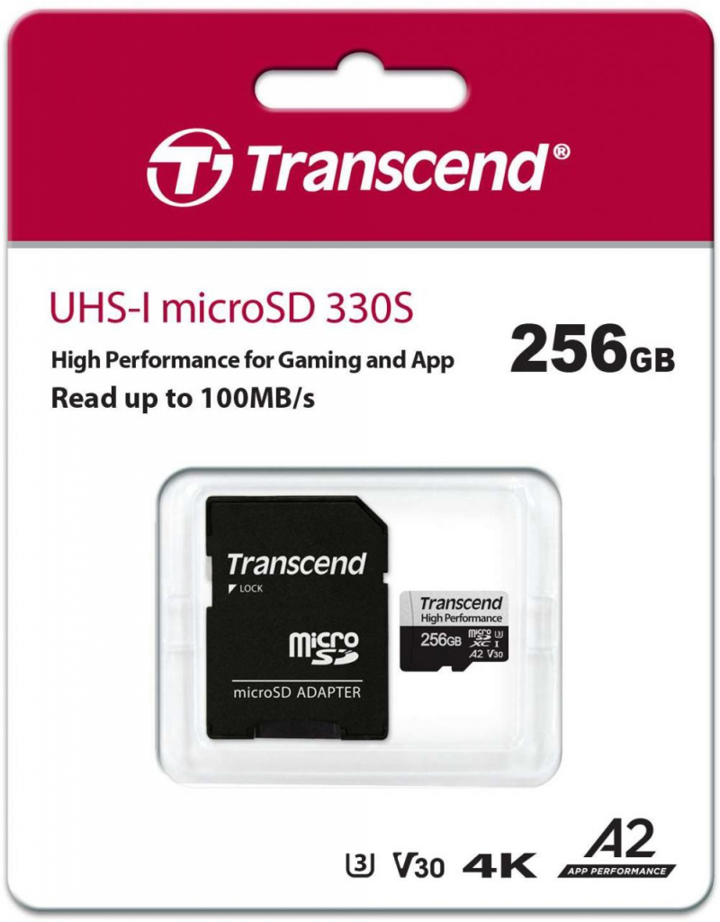 Transcend microSDXC UHS-I U3 256 GB TS256GUSD330S