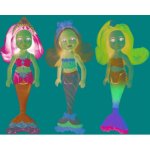 Barbie Chelsea mořská panna barevné zelené vlasy kluk – Hledejceny.cz