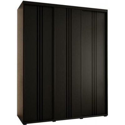 DobreSny DAVOS 6 190 cm Černá – Zboží Dáma