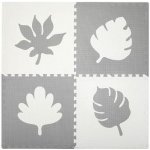 MoMi Hrací podložka FELI pěnové puzzle šedé 4 ks – Zboží Dáma