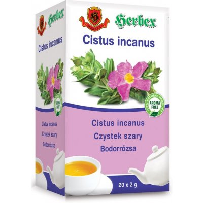 Herbex Čaj Cistus incanus 20 x 2 g – Zbozi.Blesk.cz
