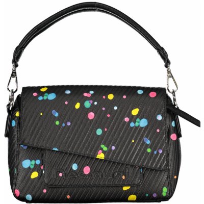 Desigual Černá dámská vzorovaná crossbody kabelka Dejavu Phuket Mini