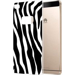 Pouzdro a kryt na mobilní telefon Huawei Pouzdro TVC Flipové se zebřím vzorem Huawei P8 Huawei Ascend P8