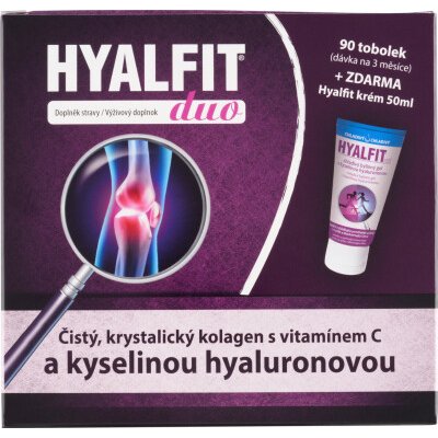 Hyalfit Duo dárkové balení 90 kapslí + Hyalfit gel 50 ml – Hledejceny.cz
