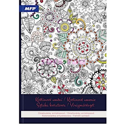 Unipap omalovánky antistresové Květinové umění 210x290mm 32s 5301240 588830 – Zboží Dáma