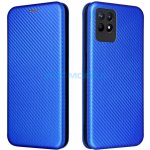 Pouzdro Shield4U Magnetic Realme 8i RMX3151 Carbon Fiber modré – Zboží Živě