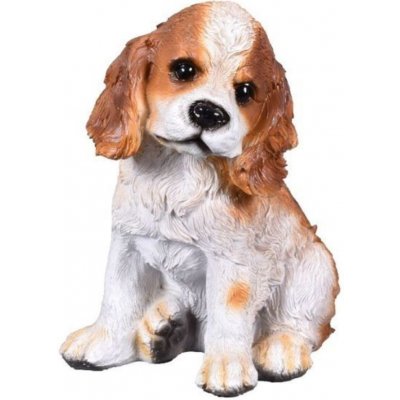 NOHEL GARDEN Pes Kokršpaněl sedící prosící 13x17x20cm, polyresin – Zboží Mobilmania