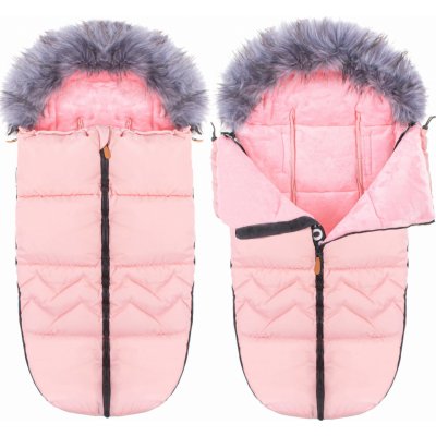 SPRINGOS Zimní s kožíškem 4v1 FLUFFY růžový – Zboží Dáma