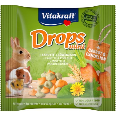 Vitakraft Drops Happy Karotte Rabbit 40 g – Zbozi.Blesk.cz