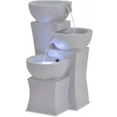 zahrada-XL Interiérová fontána s LED osvětlením, polyresin – Zboží Dáma