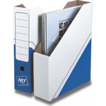 Hit Office Magazin box archivační box modrý 305 x 225 x 75 mm