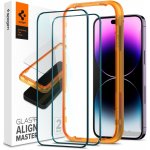 Spigen tR Align Master 2 Pack FC Black iPhone 14 Pro Max AGL05204 – Zboží Živě