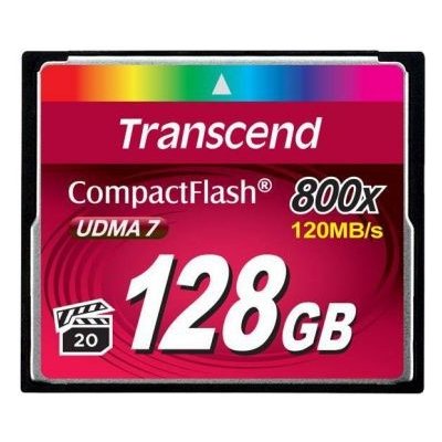 Transcend CompactFlash 128 GB TS128GCF800