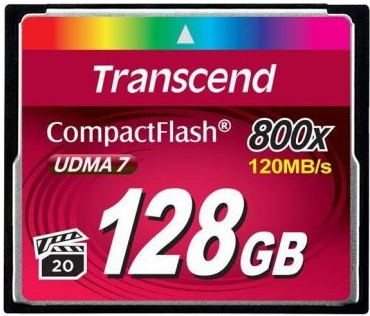 Transcend CompactFlash 128 GB TS128GCF800