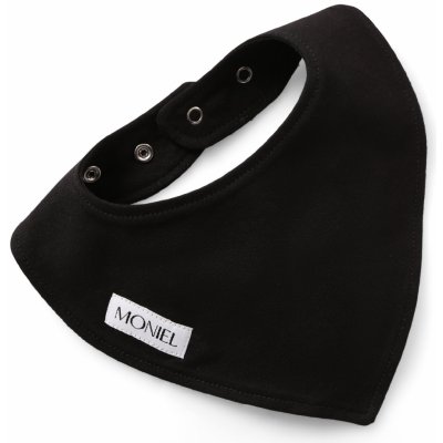 Moniel Dětský slintáček nastavitelná velikost All Black černá – Zboží Mobilmania