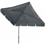 Slunečník Doppler SUNLINE WATERPROOF III s volánem 260x150 cm antracit – Hledejceny.cz