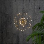 Závěsná světelná LED dekorace výška 16 cm Star Trading Firework - černá – Hledejceny.cz