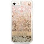 Pouzdro Guess Liquid Glitter Paisley Apple iPhone 7/8/SE2020/SE2022, zlaté – Zboží Mobilmania