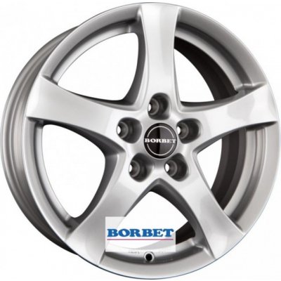 Borbet F2 6x16 5x100 ET38 silver