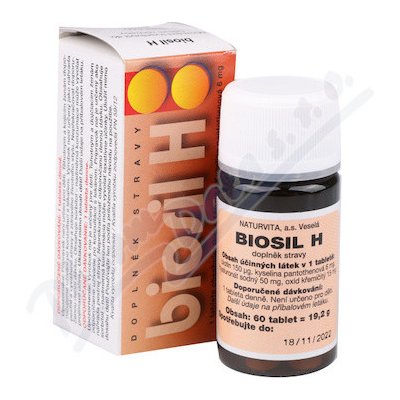 Naaturvita Biosil H 60 tablet – Hledejceny.cz