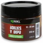 Karel Nikl Boilies v dipu Chilli & Peach 250g 18+20mm – Zbozi.Blesk.cz
