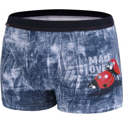 Cornette Valentýnské Make love 010 61 boxerky jeans – Hledejceny.cz