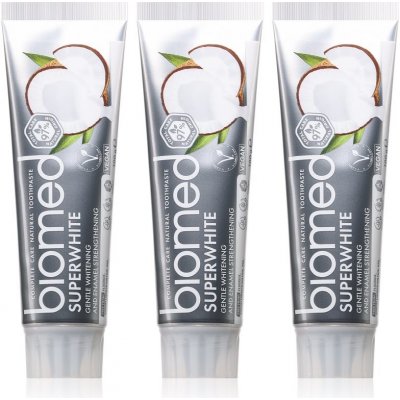 Biomed Superwhite zubní pasta 3 x 100 g – Zboží Mobilmania